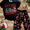 Ole Miss Rebels Hotty Toddy Gosh Almighty Snowman University of Mississippi Christmas Winter Holiday Fleece Pajama Sets Black Design2B0 McSCi