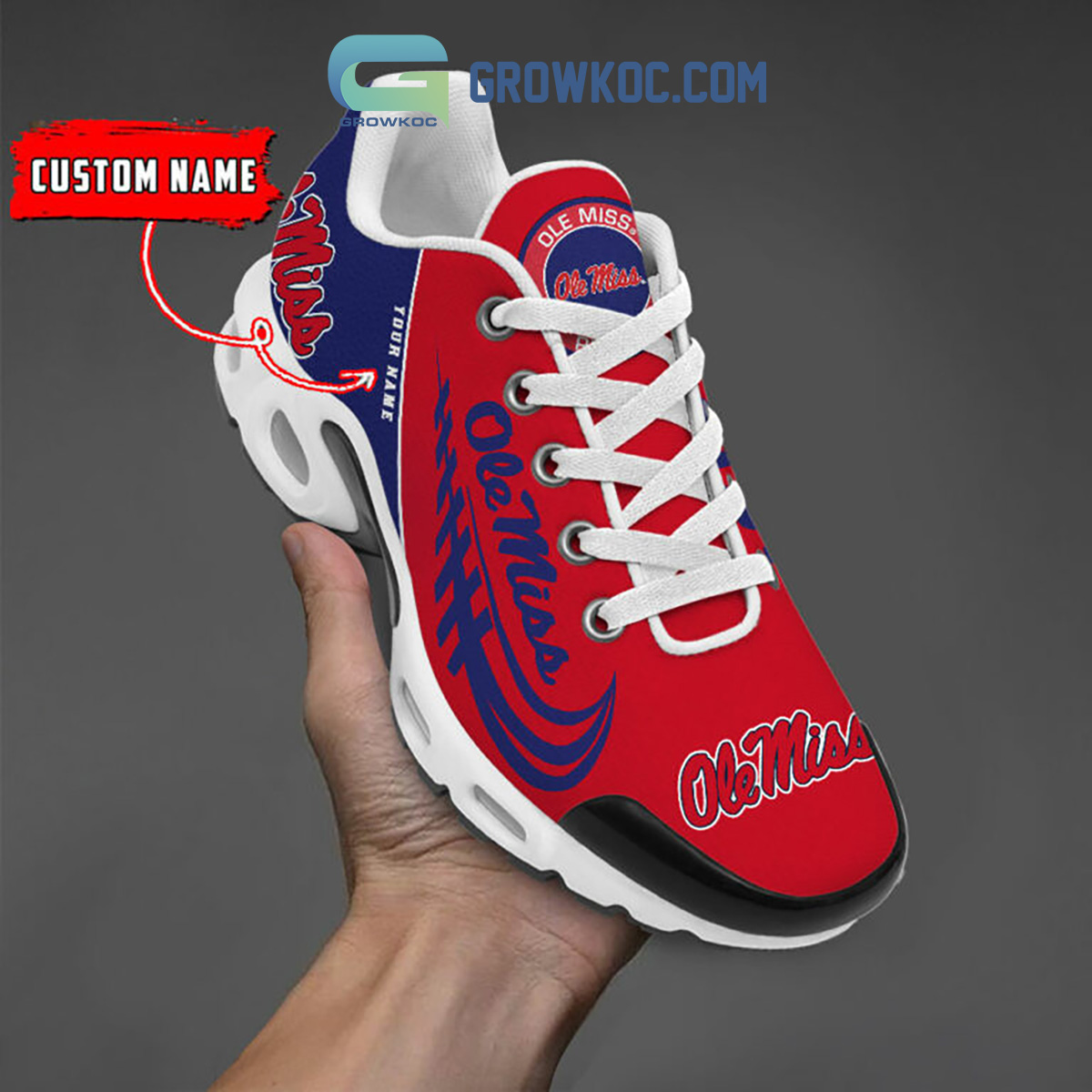 Ole Miss Rebels Personalized TN Shoes2B1 DixpW