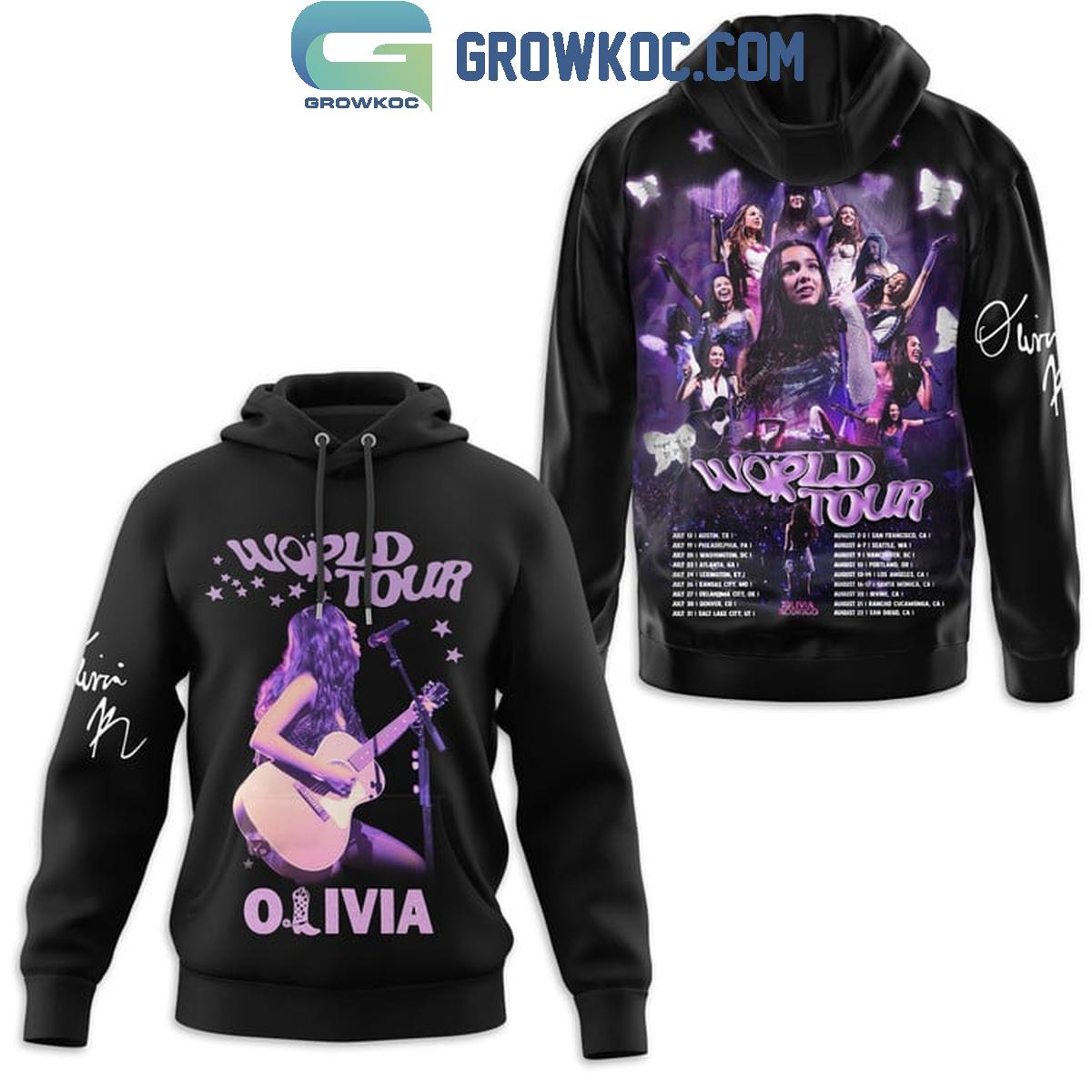 Olivia Rodrigo 2024 Guts World Tour Schedule Hoodie T Shirt 1 jFNr3