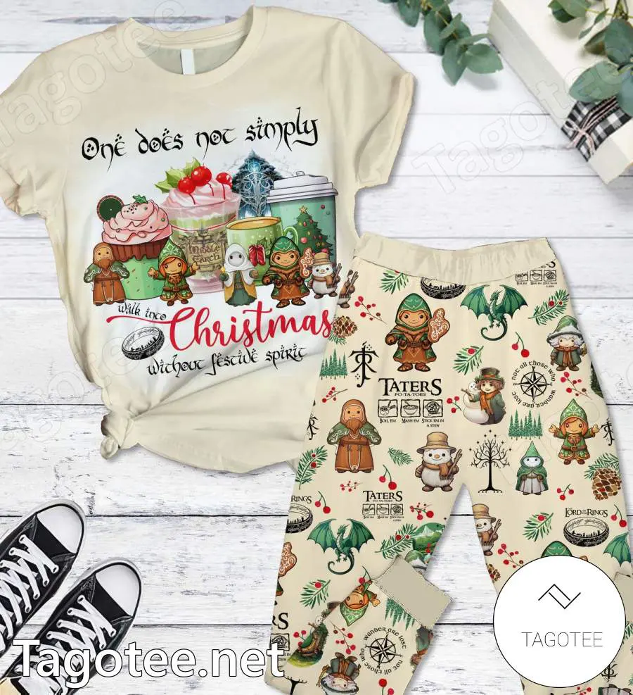 One Does Not Simply Walk Into Christmas Without Festive Spirit Pajamas Set