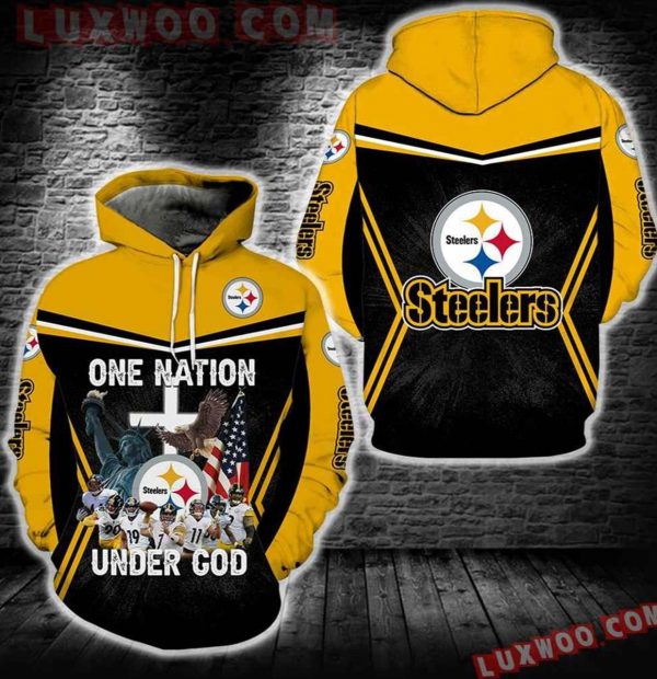 One2BNation2BUnder2BGod2BPittsburgh2BSteelers2BNew2B3D2BHoodie Classic2BT Shirt Sweetdreamfly2BC490EN VSdbr 600x620 1