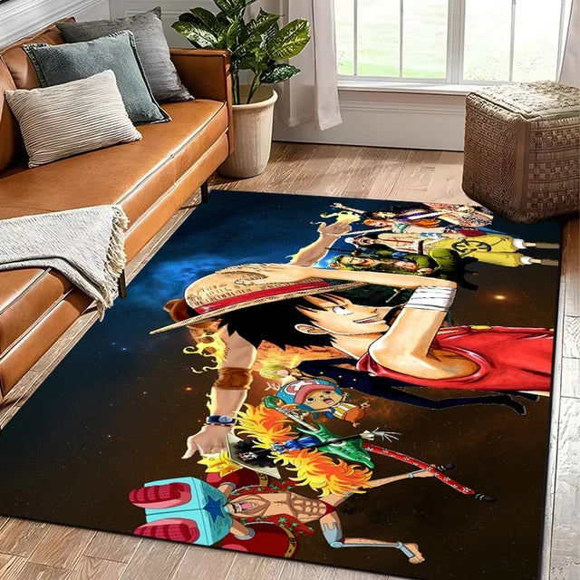 OnePieceAnimeCarpetLivingRoomBedroomSofaMatDoorMatKitchenBathroomRugs 2