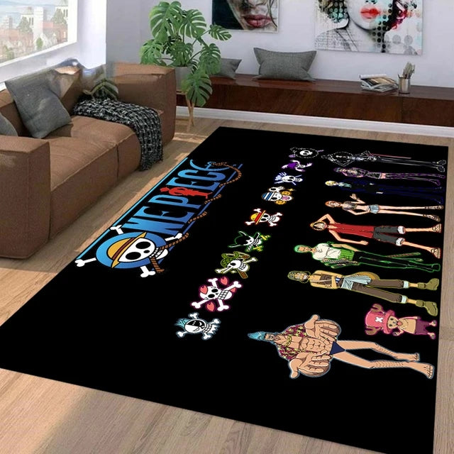 OnePieceAnimeCarpetLivingRoomBedroomSofaMatDoorMatKitchenBathroomRugs 3