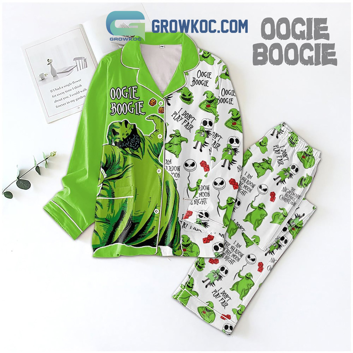 Oogie Boogie The Night Before Christmas Pajamas Set2B1 uxa3d