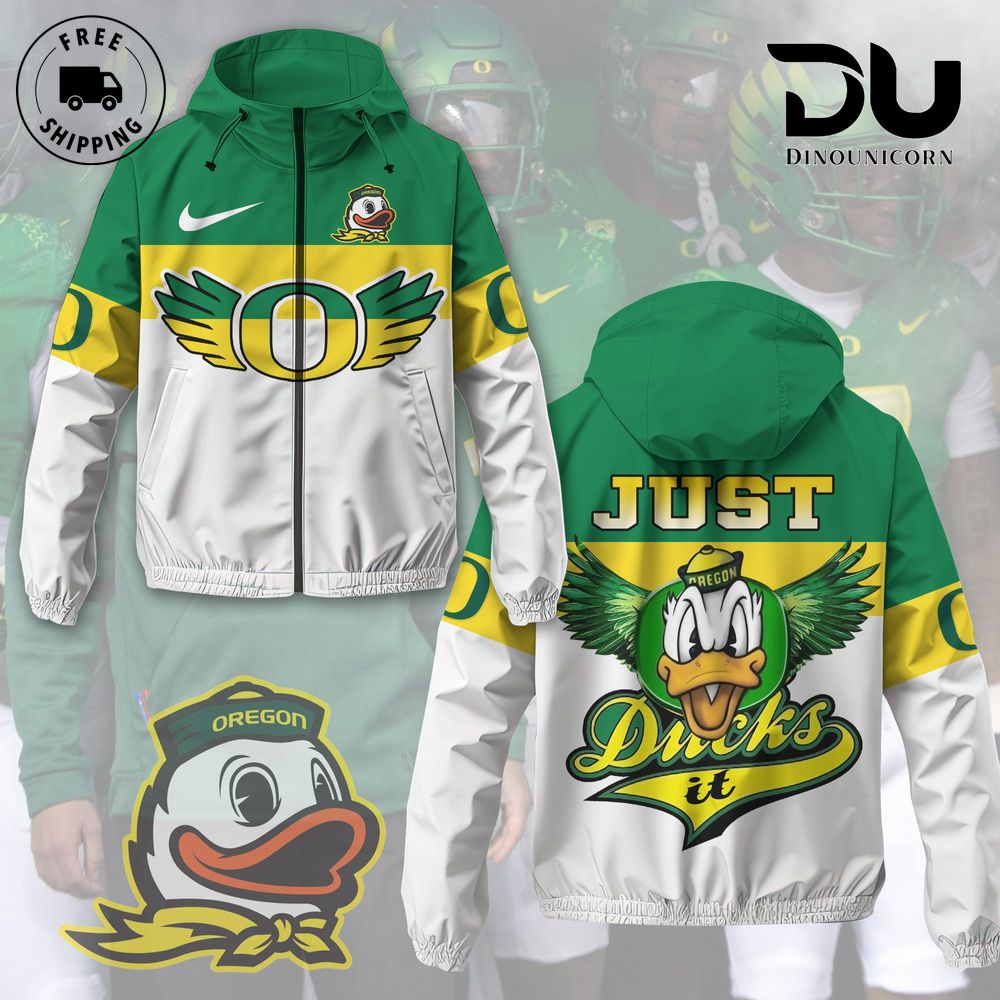 Oregon Ducks Football NCAA Windbreaker Jacket 1