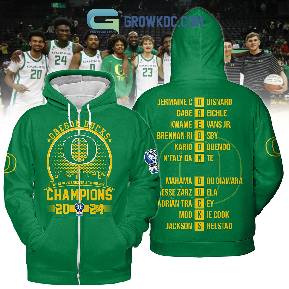 Oregon Ducks Pac 12 Mens Basketball Champions 2024 Hoodie T Shirt2B1 FM1pe