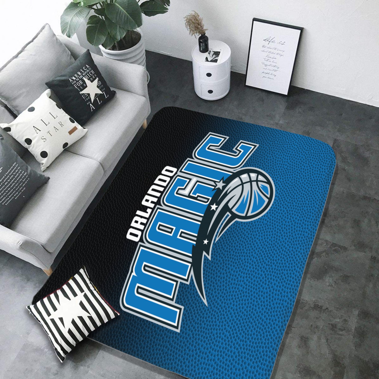 Orlando Basketball Magic Carpet Living Room Bedroom Mats Kitchen Bathroom Rugs 2 31ec6404 8a04 41a0 b8d4 1f3ae9d5297c