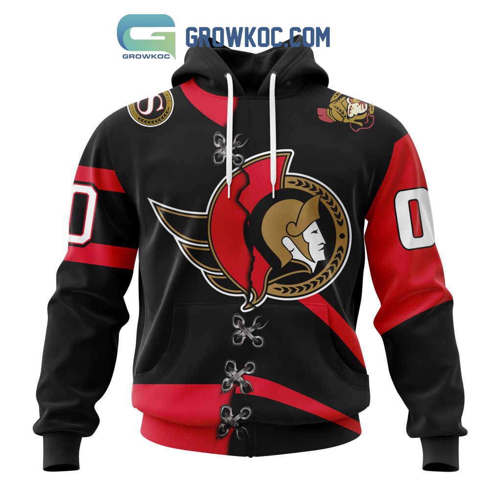 Ottawa Senators Mix Reverse Retro Personalized Hoodie Shirts2B1 Z8C0g