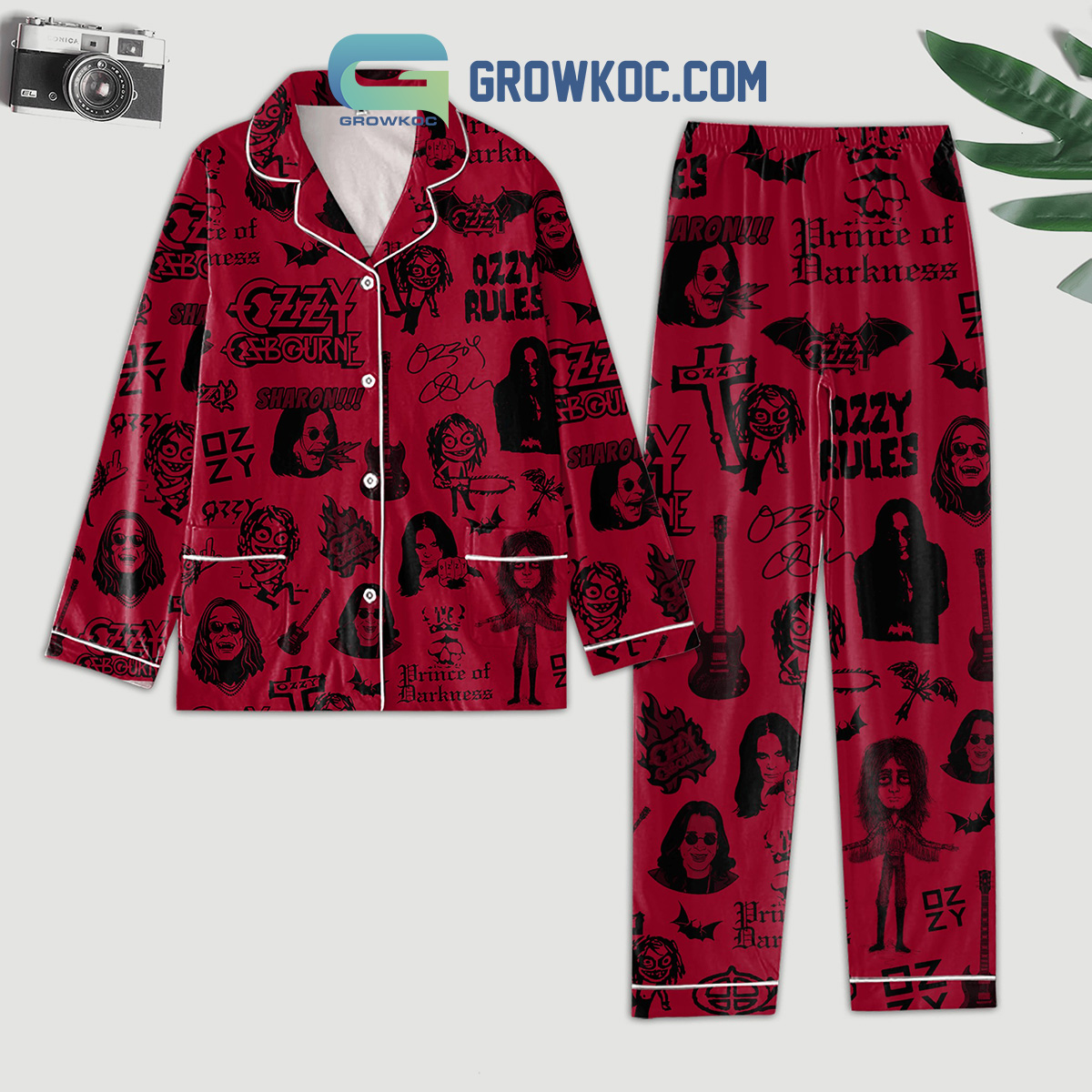 Ozzy Osbourne Fan Polyester Pajamas Set2B1 YxjKX