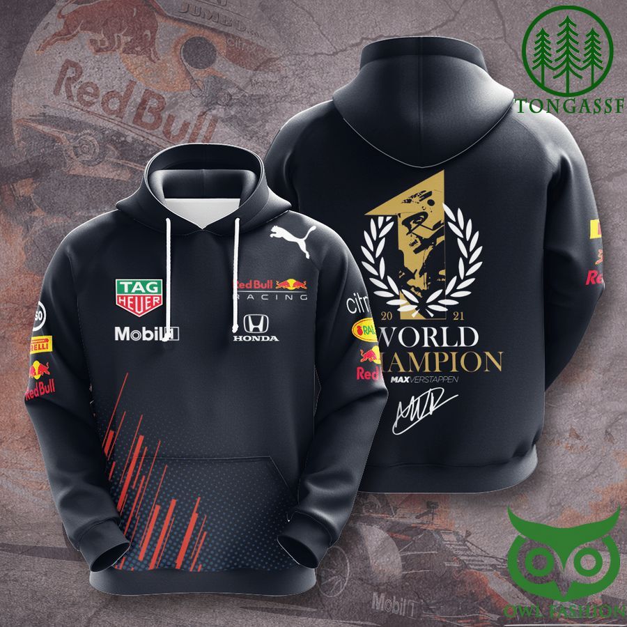 PB1rdijd 77 MAX VERSTAPPEN 1st Champion black Printed Hoodie