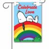 PEANUTSC2AE Rainbow Celebrate Love Snoopy GARDEN min