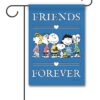 PNT2499 Friends Forever Peanuts Garden Flag