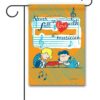 PNT2502 Lucy and Schroeder Peanuts Garden Flag