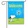 PNT2540 Peanuts Snoopy Flag Garden Flag