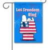 PNT2561 Peanuts Patriotic Snoopy Garden Flag