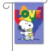 PNT2601 Snoopy Love Pride Garden Flag