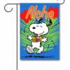 PNT2603 Peanuts Hawaiian Snoopy Summer Garden Flag