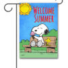 PNT2604 Peanuts Woodstock and Snoopy Summer Garden Flag