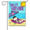 PNT2609 Peanuts Lucy Beach Summer Garden Flag