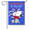 PNT2615 Peanuts Snoopy Patriotic Garden Flag