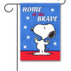 PNT2616 Peanuts Snoopy Patriotic Garden Flag