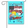 PNT2617 Peanuts USA Patriotic Garden Flag