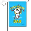 PNT2688 Peanuts Super Snoopy Dad Garden Flag