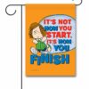 PNT2695 Peanuts Peppermint Patty Inspirational Garden Flag