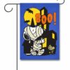 PNT2803 Peanuts Mummy Woodstock and Snoopy Halloween Garden Flag