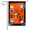 PNT2805 Peanuts Halloween Garden Flag