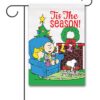 PNT2809 Peanuts Christmas Garden Flag