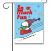 PNT2814 Peanuts Snoopy and Woodstock Winter Garden Flag