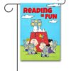 PNT2816 Peanuts Reading Garden Flag