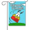 PNT2818 Peanuts Car Pool Snoopy Garden Flag