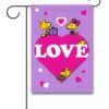 PNT3097 Peanuts Woodstock Love Garden Flag