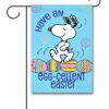 PNT3283 Peanuts Snoopy Easter Garden Flag