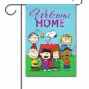 PNT3305 Peanuts Gang Welcome Home Garden Flag