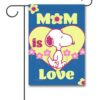 PNT3365 Peanuts Snoopy Mom Love Garden Flag