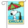 PNT3368 Peanuts Snoopy Beach Garden Flag