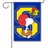 PNT3383 Peanuts Woodstock and Snoopy Football Garden Flag