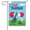 PNT3385 Peanuts Charlie Brown and Snoopy Football Garden Flag