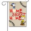 PNT3386 Peanuts Charlie Brown and Snoopy Baseball Garden Flag