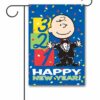 PNT3452 Peanuts Charlie Brown New Year Garden Flag