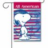 PNT3467 Peanuts Snoopy All American Garden Flag