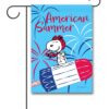 PNT3468 Peanuts Snoopy Patriotic Summer Garden Flag