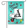 PNT3687 Peanuts Teacher Snoopy Back to School Garden Flag