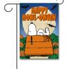 PNT3807 Peanuts Snoopy Halloween Garden Flag