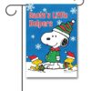 PNT3813 Peanuts Snoopy Elf Christmas Garden Flag