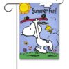 PNT4047 Peanuts Summer Snoopy Garden Flag