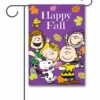 PNT4130 Peanuts Gang Fall Garden Flag